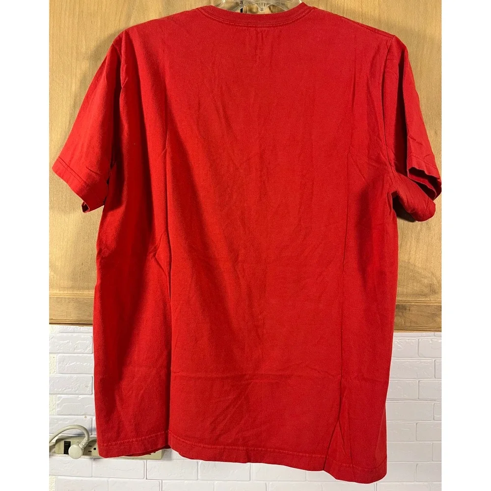 Nike T-Shirt Mens XL Red Boston Red Sox Baseball Graphic Swoosh Short Sleeve